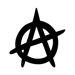 Anarchy Symbol Silhouette