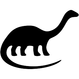 Brontosaurus Silhouette
