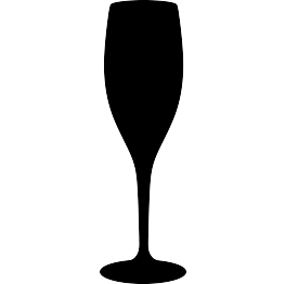 Champagne Glass Silhouette