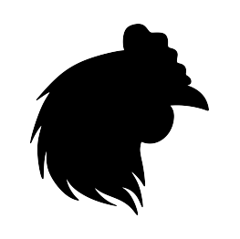 Chicken Head Silhouette