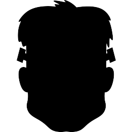 Frankenstein Head Silhouette
