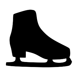 Ice Skate Silhouette
