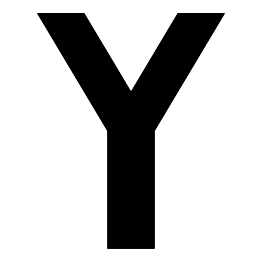 Letter Y Silhouette