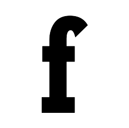 Lowercase Letter F Silhouette