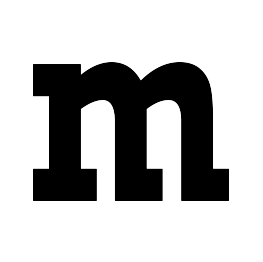 Lowercase Letter M Silhouette