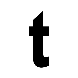 Lowercase Letter T Silhouette