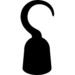Pirate Hook Silhouette