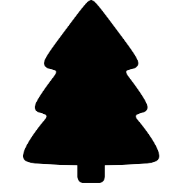 Simple Christmas Tree Silhouette