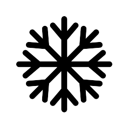 Simple Snowflake Silhouette