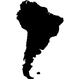 South America Silhouette