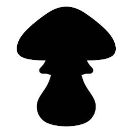 Toadstool Silhouette