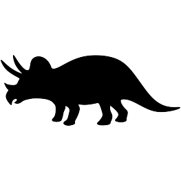 Triceratops Silhouette