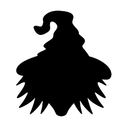 Witch Head Silhouette