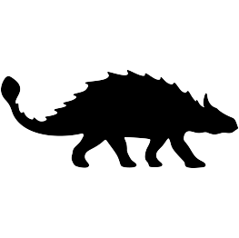Ankylosaurus Silhouette