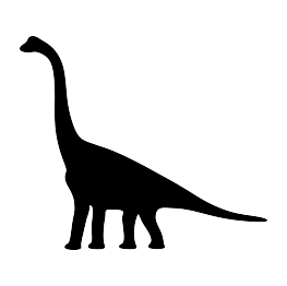 Brachiosaurus Silhouette