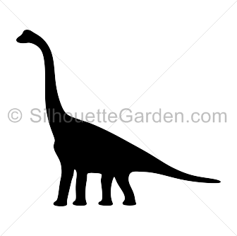 Brachiosaurus Silhouette