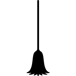 Broom Silhouette