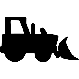 Bulldozer Silhouette