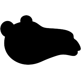 Camel Head Silhouette