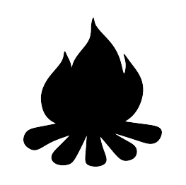 Campfire Silhouette