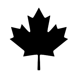 Canadian Maple Leaf Silhouette