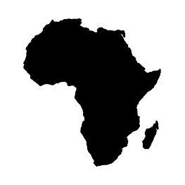 Continent Silhouettes