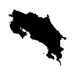 Costa Rica Silhouette