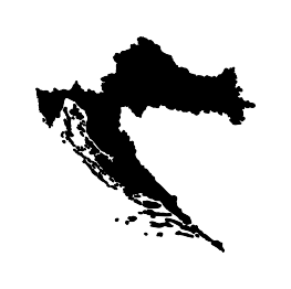 Croatia Silhouette