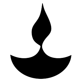Diwali Lamp Silhouette
