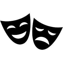 Drama Mask Silhouette
