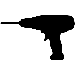 Drill Silhouette