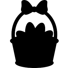 Easter Basket Silhouette