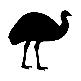 Emu Silhouette