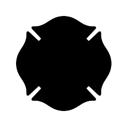 Fireman Badge Silhouette