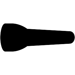 Flashlight Silhouette