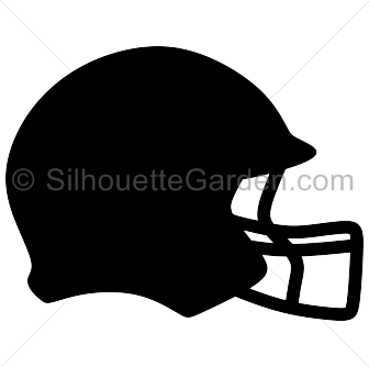 Football Helmet Silhouette