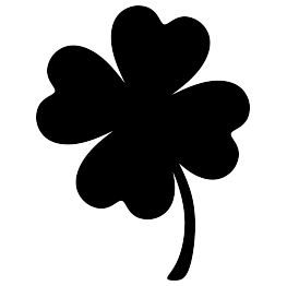 Four Leaf Clover Silhouette