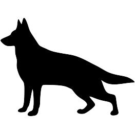 German Shepherd Silhouette
