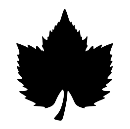 Grape Leaf Silhouette
