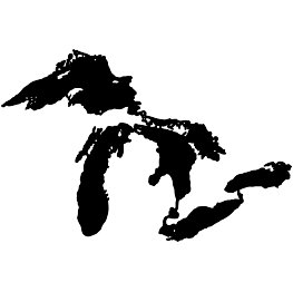 Great Lakes Silhouette