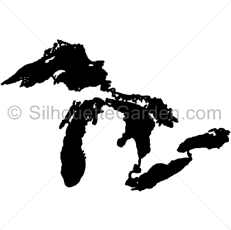 Great Lakes Silhouette