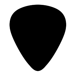 Guitar Pick Silhouette