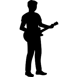 Guitarist Silhouette