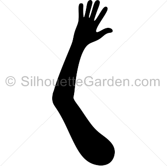 Hand And Arm Silhouette