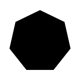 Heptagon Silhouette
