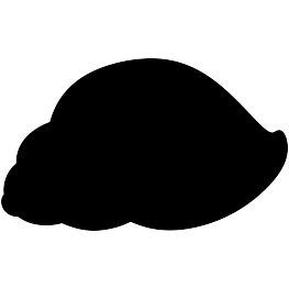 Hermit Crab Shell Silhouette