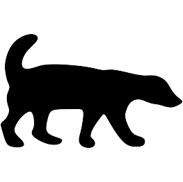 Honey Badger Silhouette