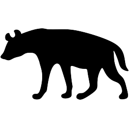 Hyena Silhouette