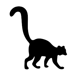 Lemur Silhouette
