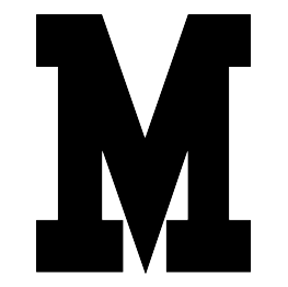 Letter M Silhouette